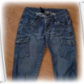 spodnie jeans długości 3 4 rozm 146