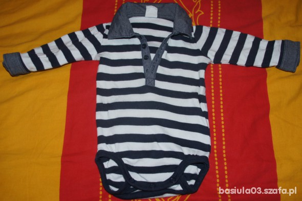 body pasiak z kołnierzykiem h&m 62