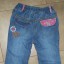 Ciepłe jeansowe spodnie 12 do 18 mcy