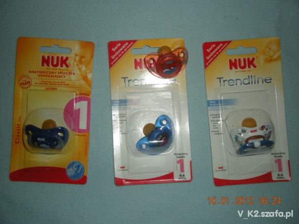 Smoczki NUK 123