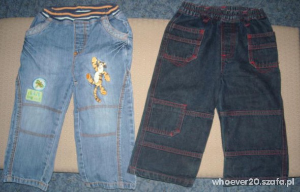 2 pary jeansów