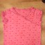 koszulka różowa haftowana