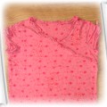 koszulka różowa haftowana