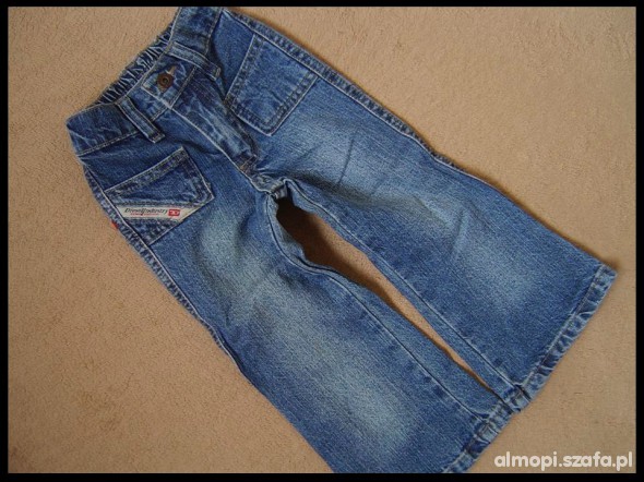 DIESEL rewelacyjne jeansy na 2 do 3 lat