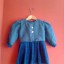 Niebieska sukieneczka dla dziewczynki
