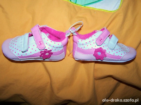 NOWE buciki roz 3 do 6m PRIMARK Essentials