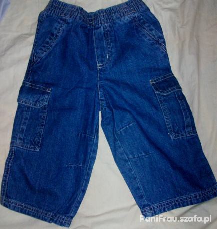 Jeansowe bojówki 18mcy