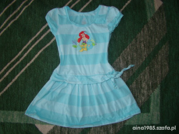 sukienka Disney ariel 98 104