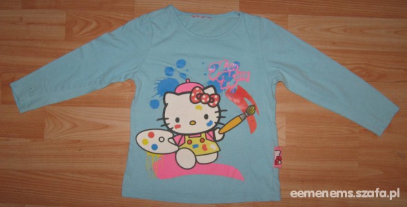 HELLO KITTY BLUZKA DLA MAŁEJ FANKI 98 104