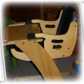 krzesełko do karmienia BOBO 2w1 drewniane