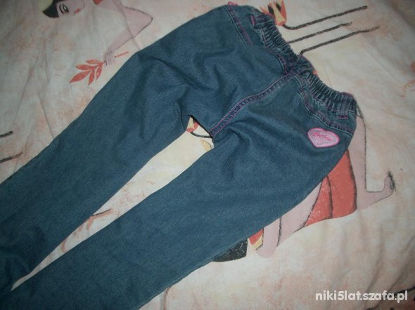 jeansy ala tregginsy 110 cm 4I5lat barbie