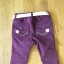 Fioletowe spodnie na 92 cm