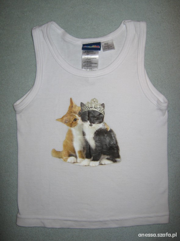 Bokserka z kotkami Lupilu 86 92cm