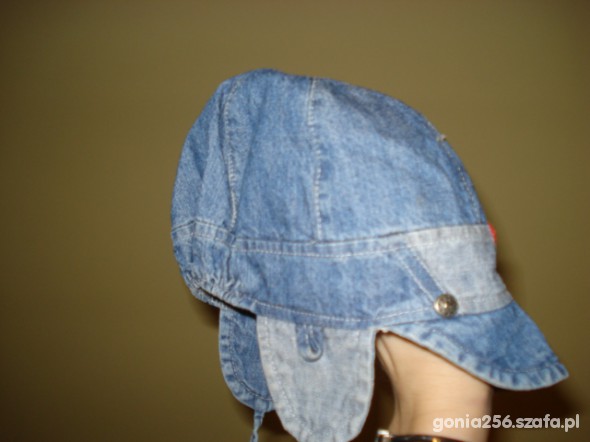 jeansowa czapeczka