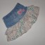 104 HM SPÓDNICZKA JEANS FALBANKI PATCHWORK