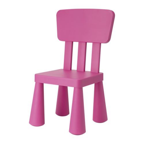 różowe krzesełko MAMUT