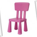 różowe krzesełko MAMUT