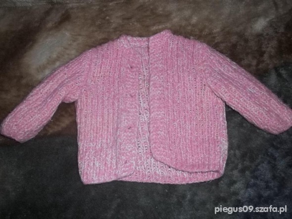 sweterek roz 68 74