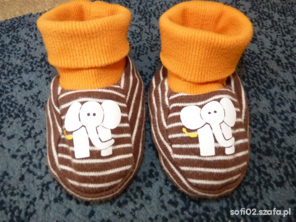 Bamboszki od 0 do 3 mies 8cm