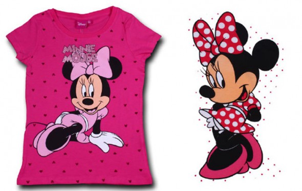 NOWA CIEMNO RÓŻOWA DISNEY MINNIE MOUSE