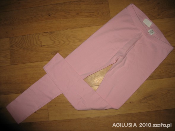 różowe dla panienki 128 cm