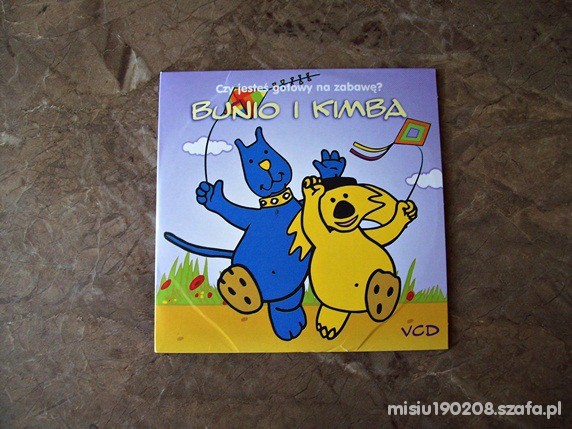 BUNIO i KIMBA NOWE BAJKI DVD VCD