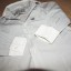 Koszula NEXT 98 w paski białe mankiety i krawat