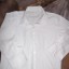 Biała koszula z mankietami 134 140