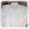 Biała koszula z mankietami 134 140