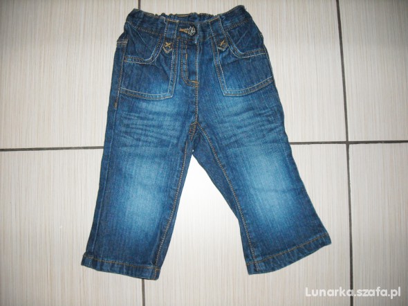 Next spodnie jeansowe lekko rozszerzane 80