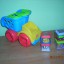 AUTO WYWROTKA FISHER PRICE Z KLOCKAMI SENSORYCZNYM