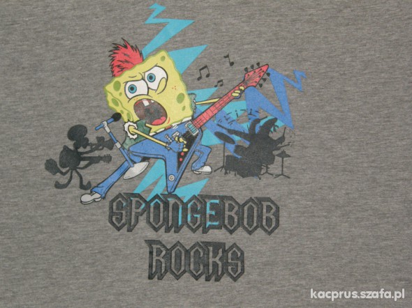 SPONGEBOB ROCKS KOSZULKA T SHIRT ROZM 158