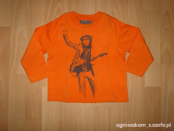 86 oranż z małpką