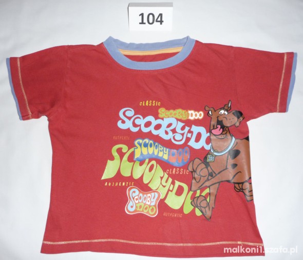 Bluzeczka z krótkim rękawem rozmiar 104