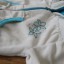 Komplecik niemowlęcy niebiesko białyrozm 56 60