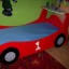 łóżko samochód auto kolor czerwony
