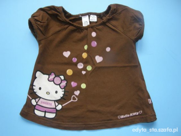 H&M bluzeczka Hello Kitty rozm 86