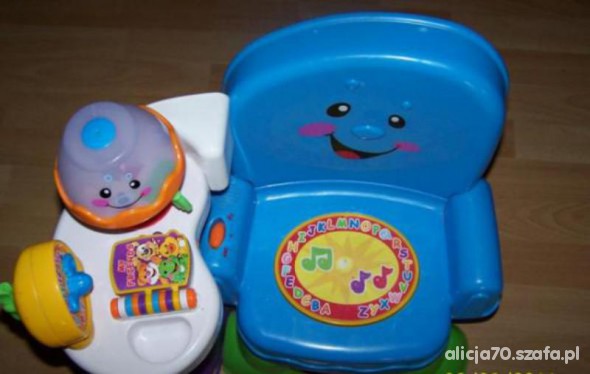 Krzesełko uczydełko Fisher Price w jęz polskim