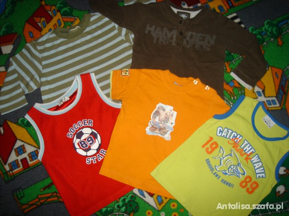 Duza paka ubran dla chlopca rozm od 86 do 98