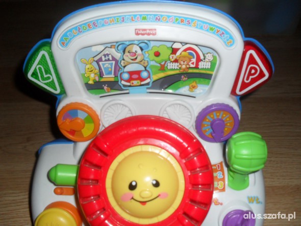 FISHER PRICE GADAJACA KIEROWNICA DWUJĘZYCZNA