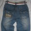 Spodnie pumpy jeansowe rozm ok 24 do 36mcy TOTS