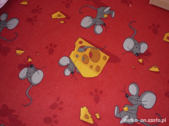 NOWA wykładzina chodniczek W MYSZKI
