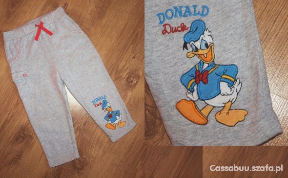 Spodnie dresowe Kaczorem Donaldem 74 80 DISNEY