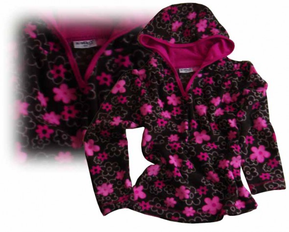 bLUZA POLAR W KWIATKI 128 134