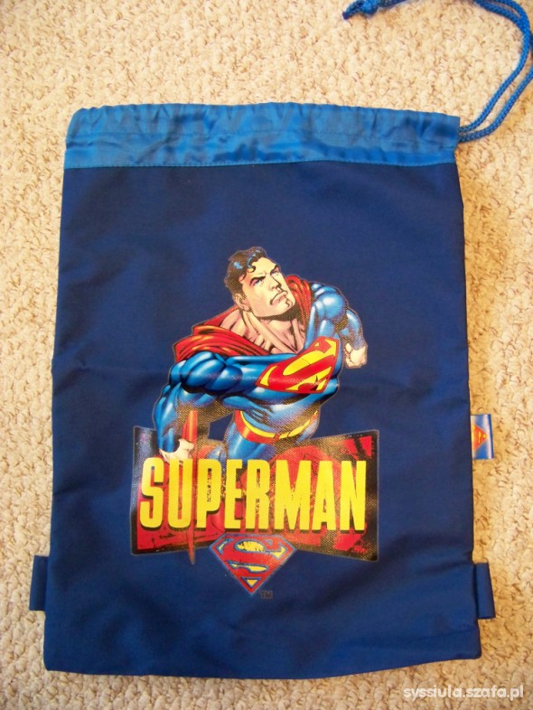 Worek na buty i pantofle Superman