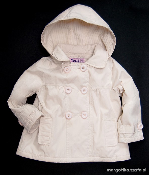 Płaszczyk GRZYBEK Ecru 98 104cm