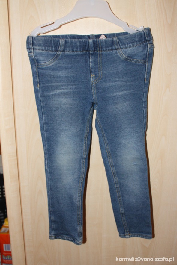 legginsy jeansowe H&M