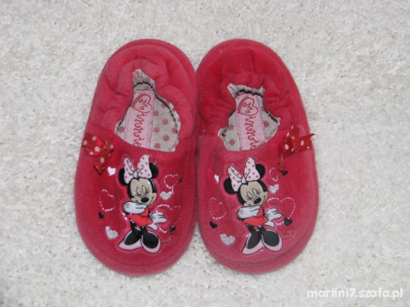 Kapcie Minnie rozm 5 wkł 13cm