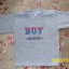 Bluzeczka szara z napisem BOY r 80 86