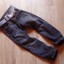 H&M spodnie jeansowe RURKI paseczek 122 cm